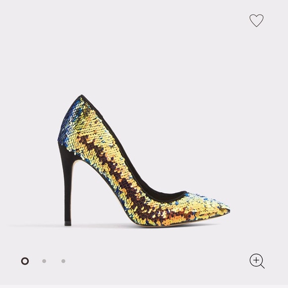 aldo sequin heels